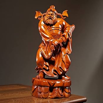 鍾馗 仏像 梨の木 木彫 鎮宅辟邪 開運風水 東洋彫刻 置物 工芸品 装飾品 鍾馗 仏像 梨の木 木彫 鎮宅辟邪 開運風水 東洋彫刻 置物 工芸品